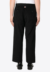 Thom Browne Corduroy Cropped Pants Black MTU320UF0220_001