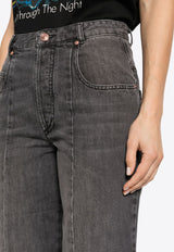 Isabel Marant Basic Straight-Leg Jeans Black PA0206FAA4H13I_02FK