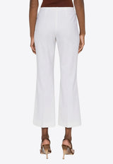 P.A.R.O.S.H Wool Flared Pants White D231089LILIUXY23_002