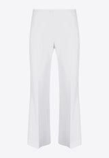 P.A.R.O.S.H Wool Flared Pants White D231089LILIUXY23_002