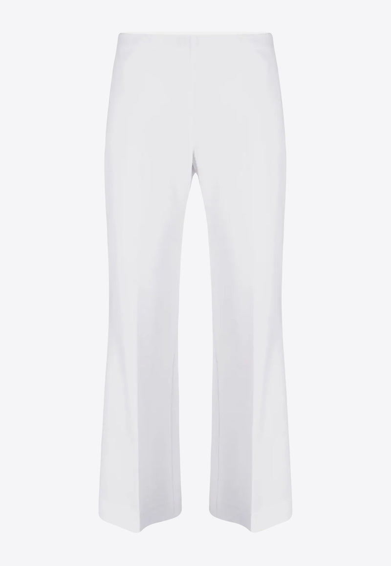 P.A.R.O.S.H Wool Flared Pants White D231089LILIUXY23_002