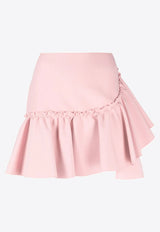 MSGM High-Waist Ruffled Mini Skirt Pink 3541MDD02237612_12