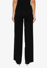 P.A.R.O.S.H Liliuxy Tailored Tuxedo Pants Black D232016LILIUXY23_013