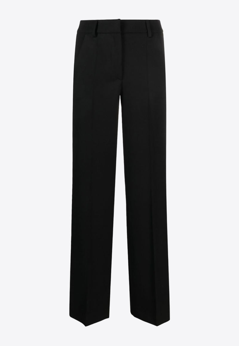 P.A.R.O.S.H Liliuxy Tailored Tuxedo Pants Black D232016LILIUXY23_013