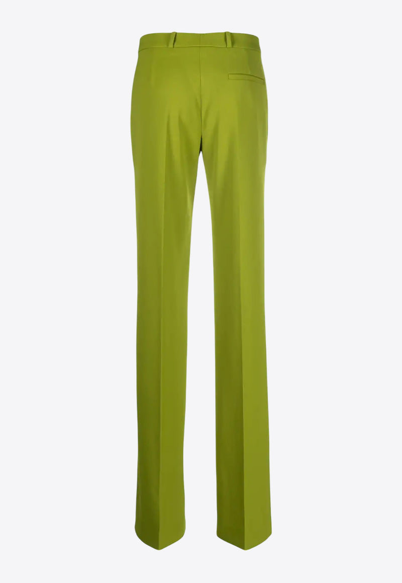 Del Core Straight-Leg Wool Pants Green S2PP001112T0565G1048