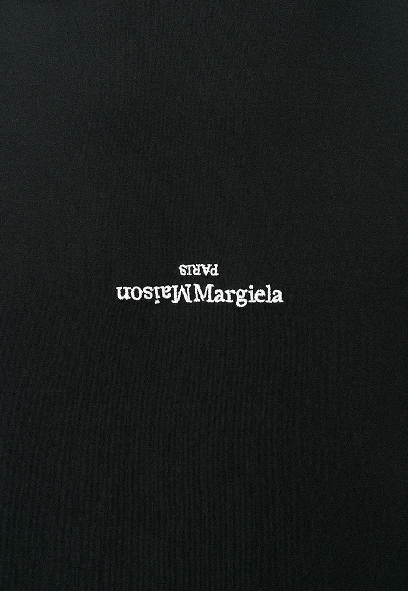 Maison Margiela Distorted Logo T-shirt Black S30GC0701S22816_900