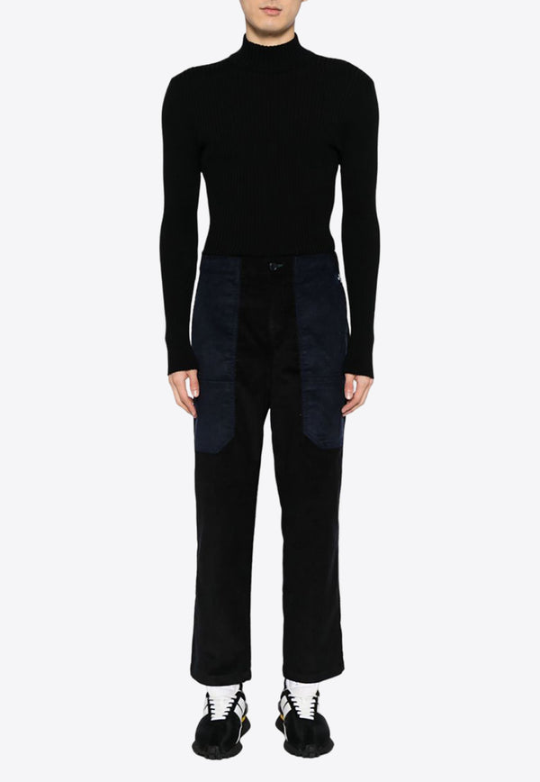 Paul Smith Straight-Leg Corduroy Pants Black M2R455YML21902_79