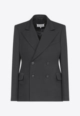 Maison Margiela Four Stitch Wool Blazer Black S50BN0527M35032_900