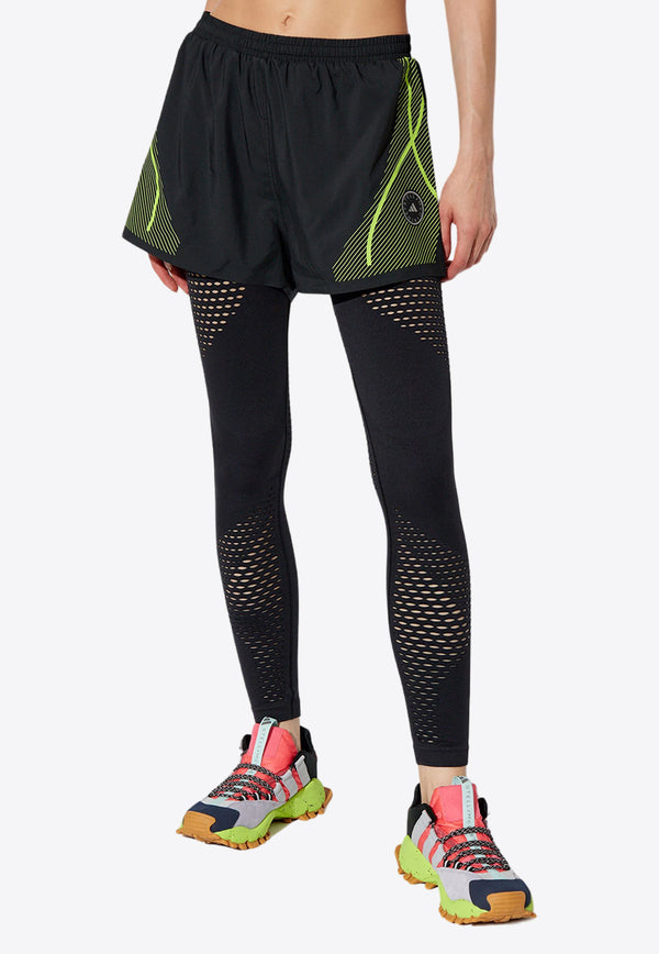 Adidas By Stella McCartney Truepace Logo Running Shorts Black JJ1861_BLACK