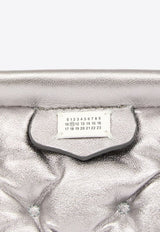 Maison Margiela Mini Glam Slam Classique Metallic Clutch Gray SA1VL0035P6800_H3809