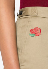 Thom Browne Raven and Roses Chino Pants Camel FTC496EE1135_275