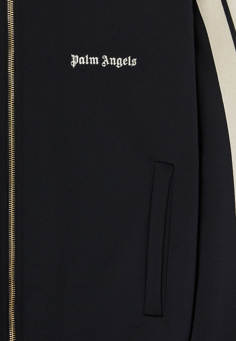 Palm Angels Logo Bomber Jacket Black PWBD050C99FAB001_1003