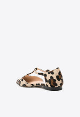 P.A.R.O.S.H Leopard Print Pointed-Toe Flats Beige D070261AGSHOE_808