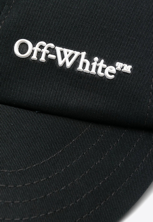 Off-White Logo Lettering Baseball Cap Black OMLB069F24FAB002_1001