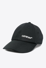 Off-White Logo Lettering Baseball Cap Black OMLB069F24FAB002_1001