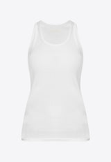 Isabel Marant Tysha Ribbed Tank Top White TS0225FAA2N39I_20WH