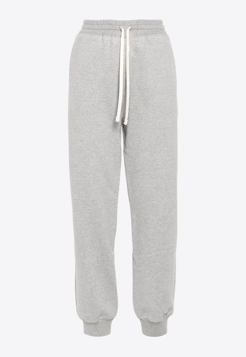 Miu Miu Logo Patch Drawstring Track Pants Gray MJP325SOOO13UK_F0031