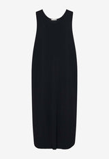 The Row Agla Sleeveless Maxi Dress Black 7992_Y674_BLK