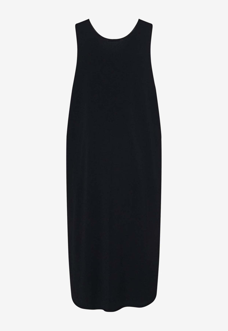 The Row Agla Sleeveless Maxi Dress Black 7992_Y674_BLK