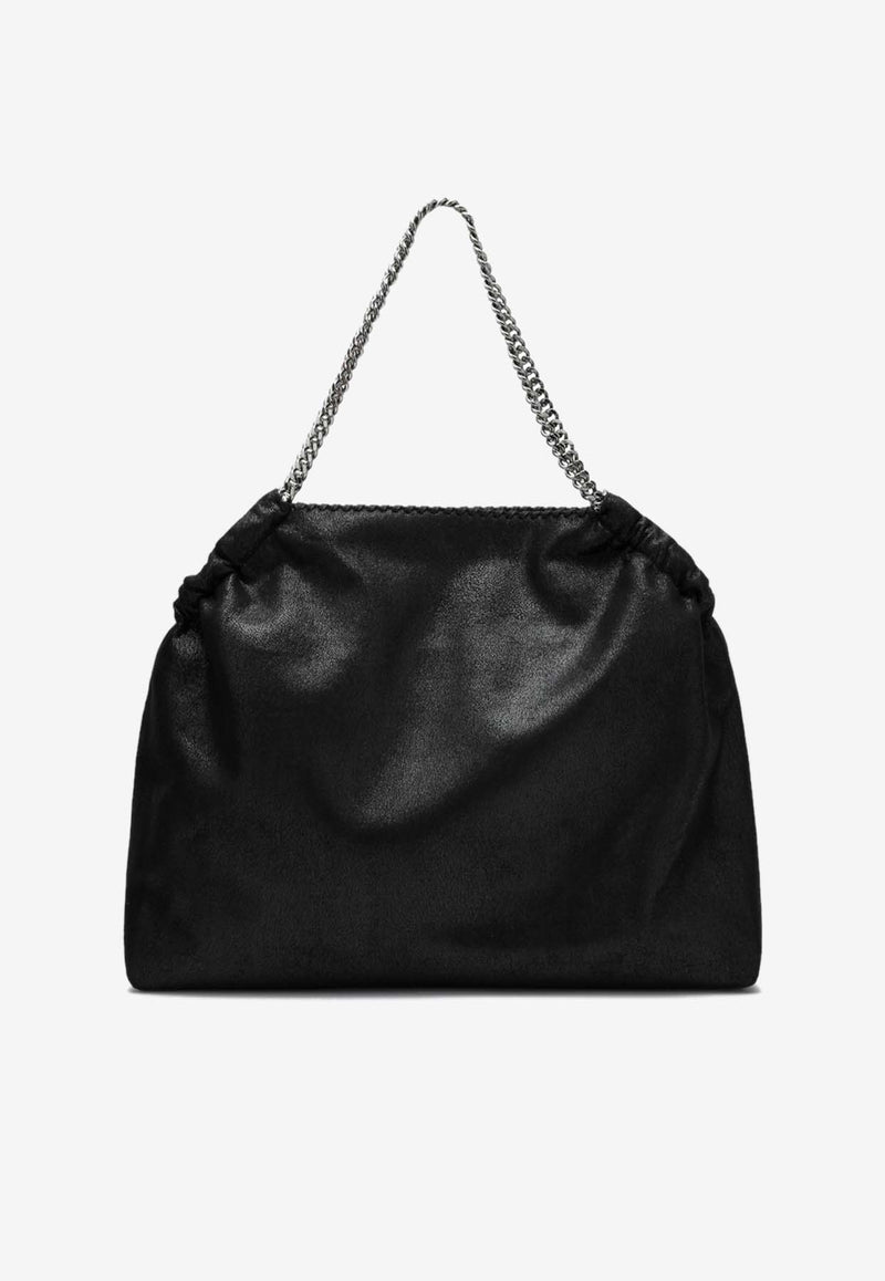 Stella McCartney Falabella Logo-Charm Drawstring Tote Bag Black 7B0141W9132/Q_STELL-1000