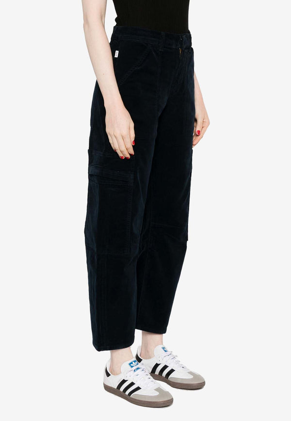 Citizens Of Humanity Marcelle Corduroy Cargo Pants Midnight Blue 2078041_nvy