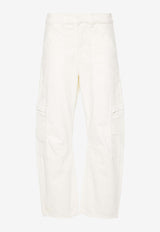 Citizens Of Humanity Marcelle Corduroy Cargo Pants White 2078041_pmina