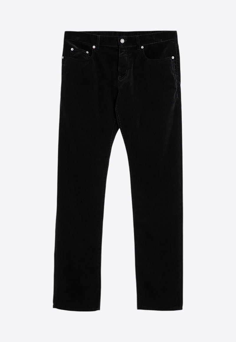 Saint Laurent Corduroy Slim Pants Black 800332Y25IA/P_YSL-1441