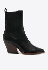 Paul Smith Topaz 75 Calf Leather Ankle Boots  Black W1STPZ01NLEA_79