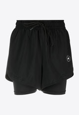 Adidas By Stella McCartney TruePurpose Layered Track Shorts Black IB6824_BLACK