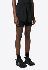 Adidas By Stella McCartney TruePurpose Layered Track Shorts Black IB6824_BLACK