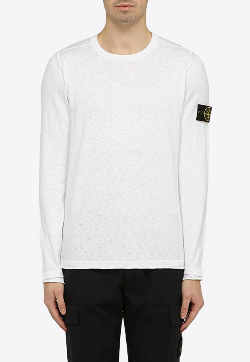 Stone Island Logo-Patch Pullover Sweatshirt 8015502B0/O_STONE-V0001