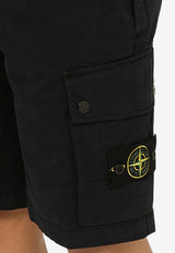 Stone Island Compass Badge Cargo Shorts Navy 8015L1110/O_STONE-A0020