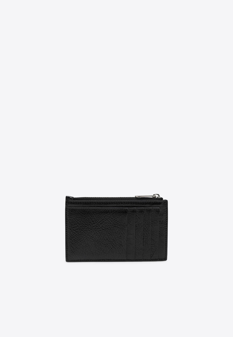 Balenciaga Superbusy Leather Zip Cardholder Black 8018302AA9Z/P_BALEN-1000