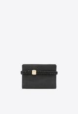 Miu Miu Logo Plaque Matelassé-Effect Wallet Black 5MC1032CSK_F0002