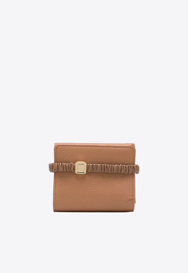 Miu Miu Small Tri-Fold Leather Wallet Caramel 5MH0512CSK_F03WA