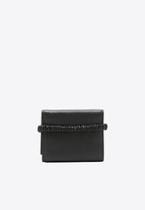 Miu Miu Small Tri-Fold Leather Wallet Black 5MH0512CSK_F0002