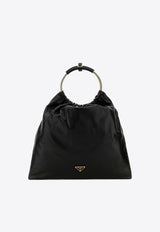 Prada Nappa Leather Top Handle Bag Black 1BC226VOOO2DX8_F0002