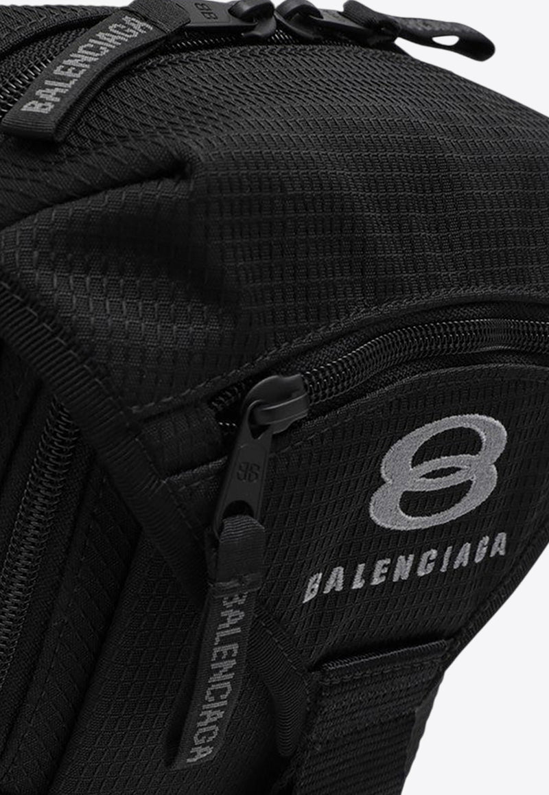 Balenciaga Unity Nylon Messenger Bag Black 8019762AA5S/P_BALEN-1000