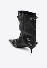 Balenciaga Cagole 50 Mid-Calf Boots in Nappa Leather Black 802082WAD4E/P_BALEN-1081