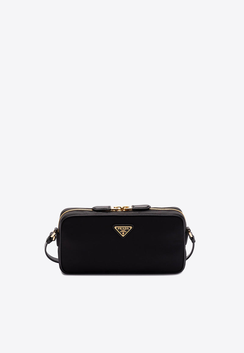 Prada Triangle Logo Crossbody Bag Black 1NE0572C05_F0002