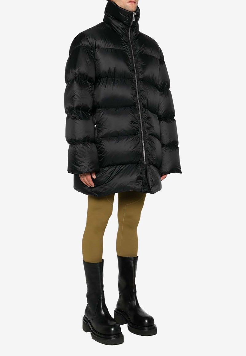 Rick Owens Turtle Quilted Down Jacket  Black RU02D6790NPD3_09