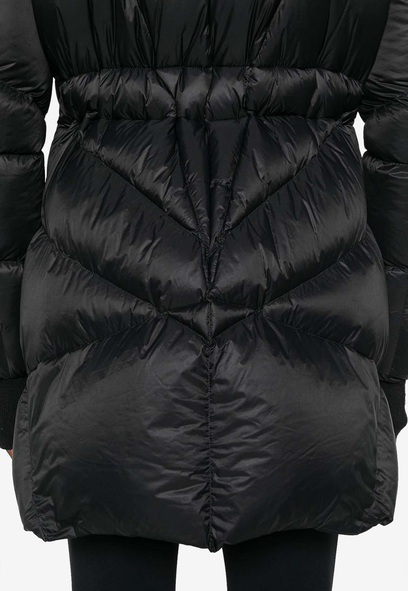 Rick Owens Flight Liner Quilted Down Jacket Black RR02D6915NPD2_09