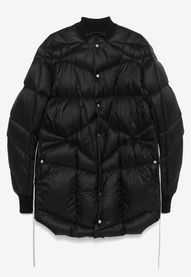 Rick Owens Flight Liner Quilted Down Jacket Black RR02D6915NPD2_09