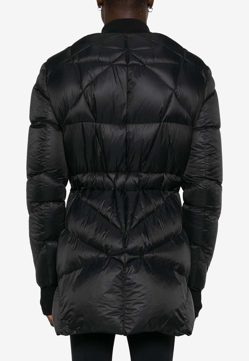 Rick Owens Flight Liner Quilted Down Jacket Black RR02D6915NPD2_09