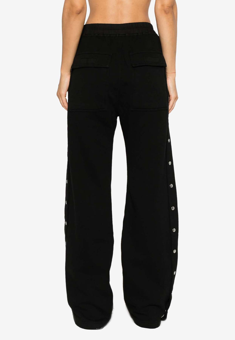 Rick Owens DRKSHDW Pusher Track Pants  Black DS02D2336F_09