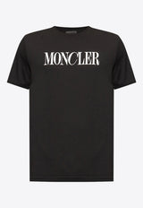 Moncler Logo Print Crewneck T-shirt Black J20918C0003189A17_999