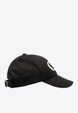 Off-White Drill OW Embroidered  Baseball Cap Black OWLB045C99FAB004_1001