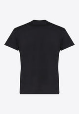 Moncler Crystal Embellished Logo T-shirt Black J20938C0002189AIJ_999