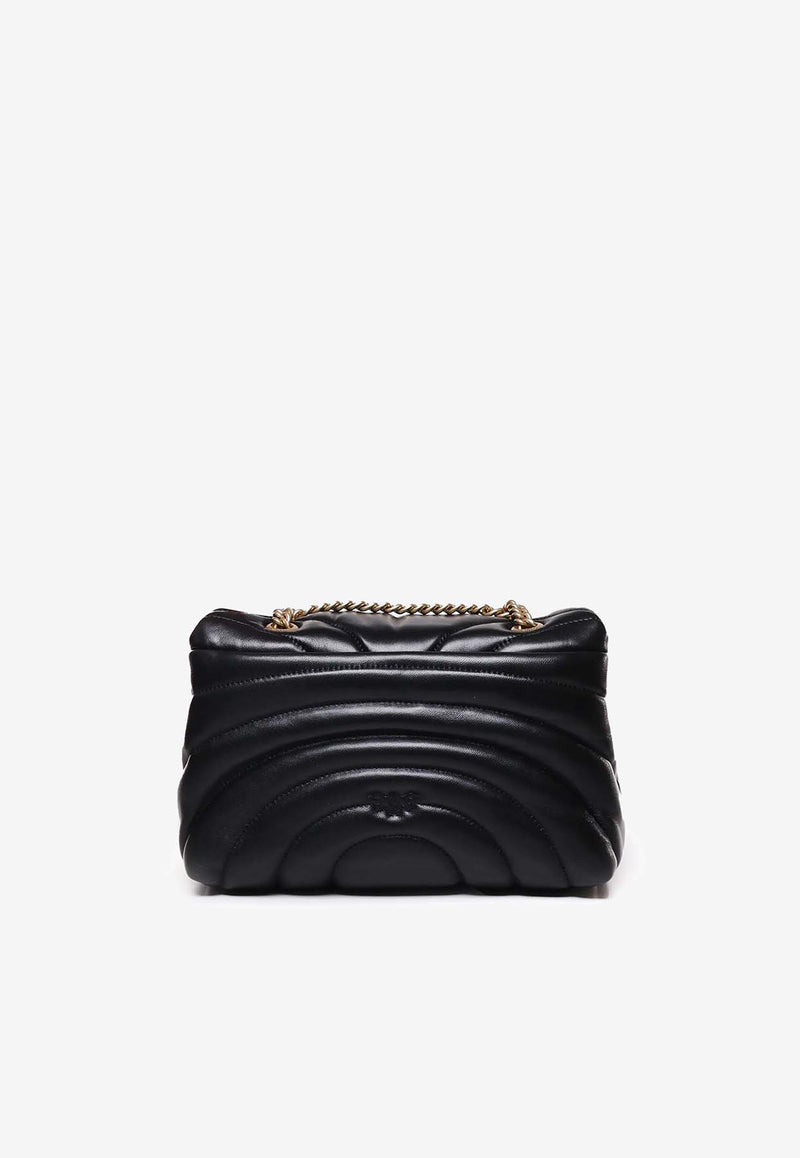 PINKO Classic Love Puff Shoulder Bag Black 100038A1EX_Z99Q