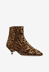 Isabel Marant Eana Leopard Print Ankle Boots Brown BO0121FAB3A13S_99LE